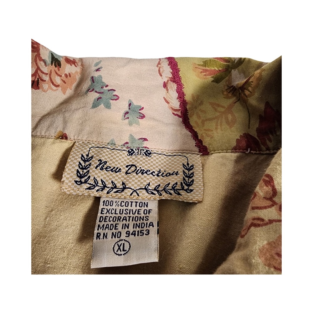 New Direction Floral Patchwork Jacket Womens XL C… - image 2